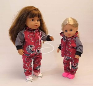 Tepláková souprava Vínová srdíčka